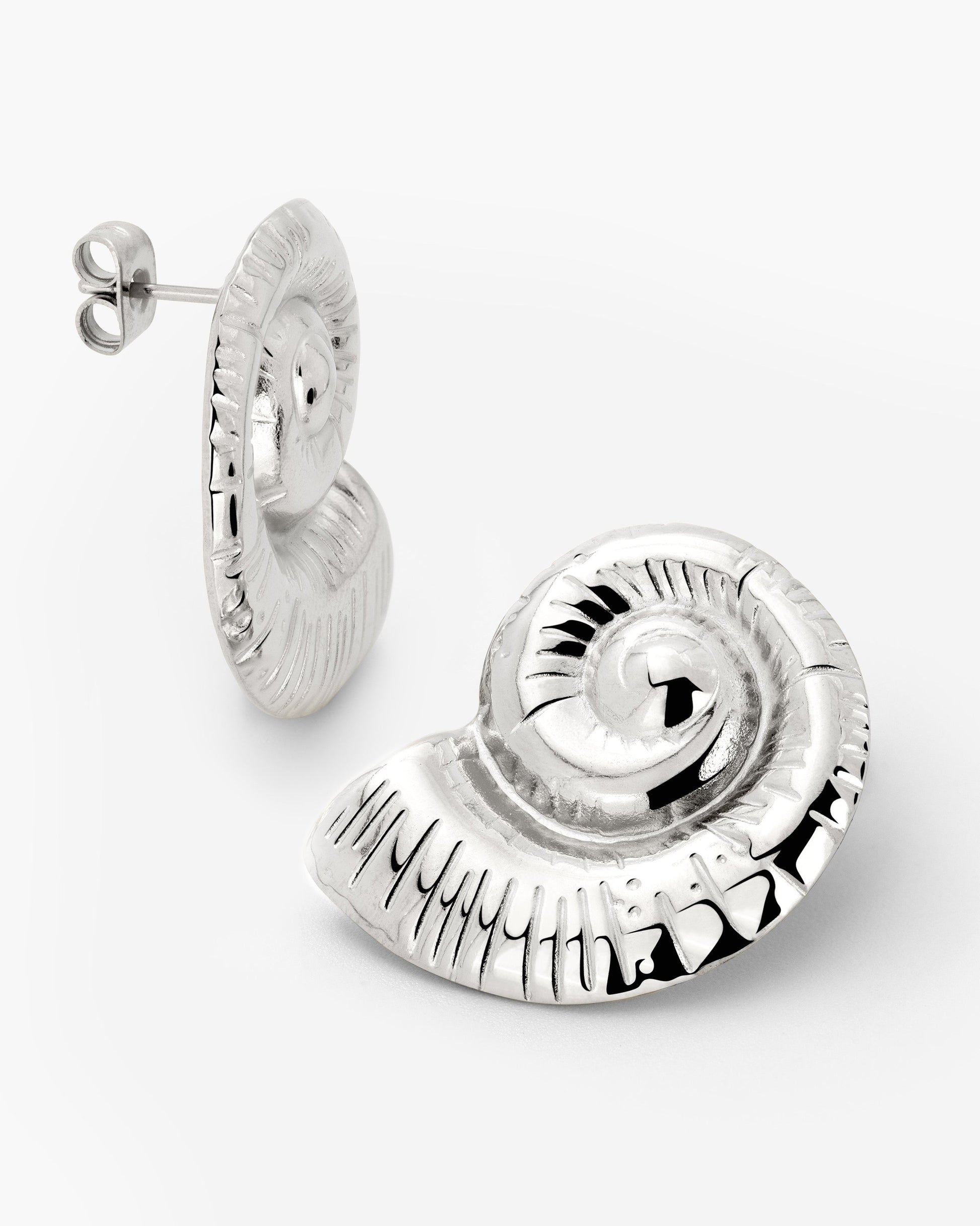 Siren's Spell Studs Silver