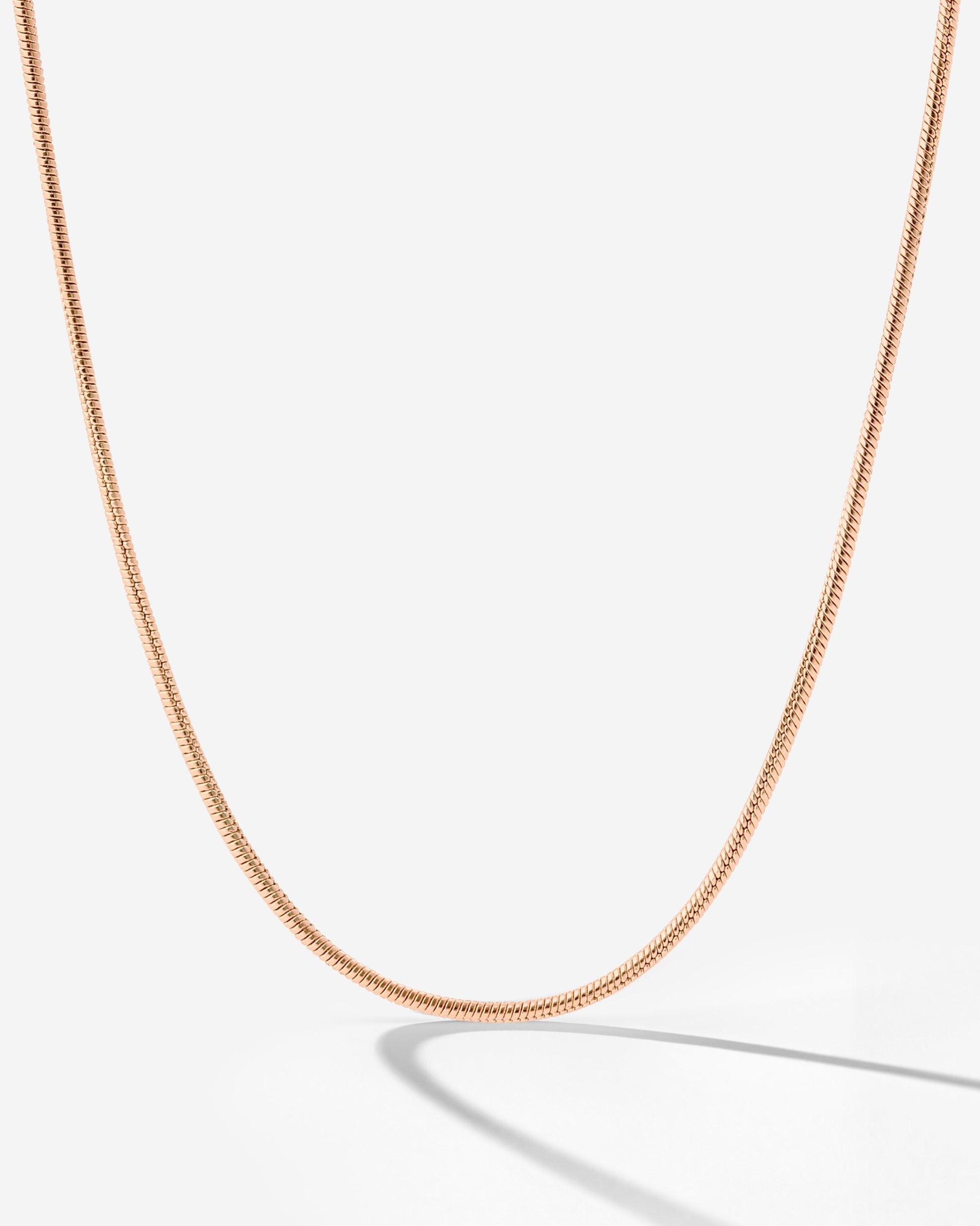Slim Round Snake Necklace
