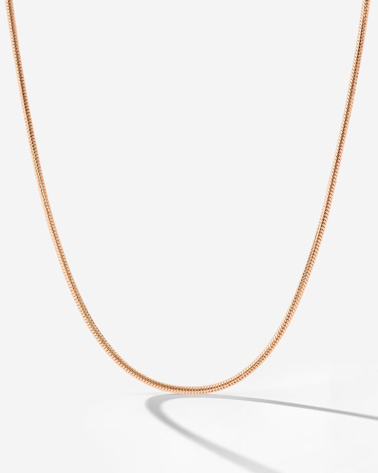 Schlanke runde Schlangenkette