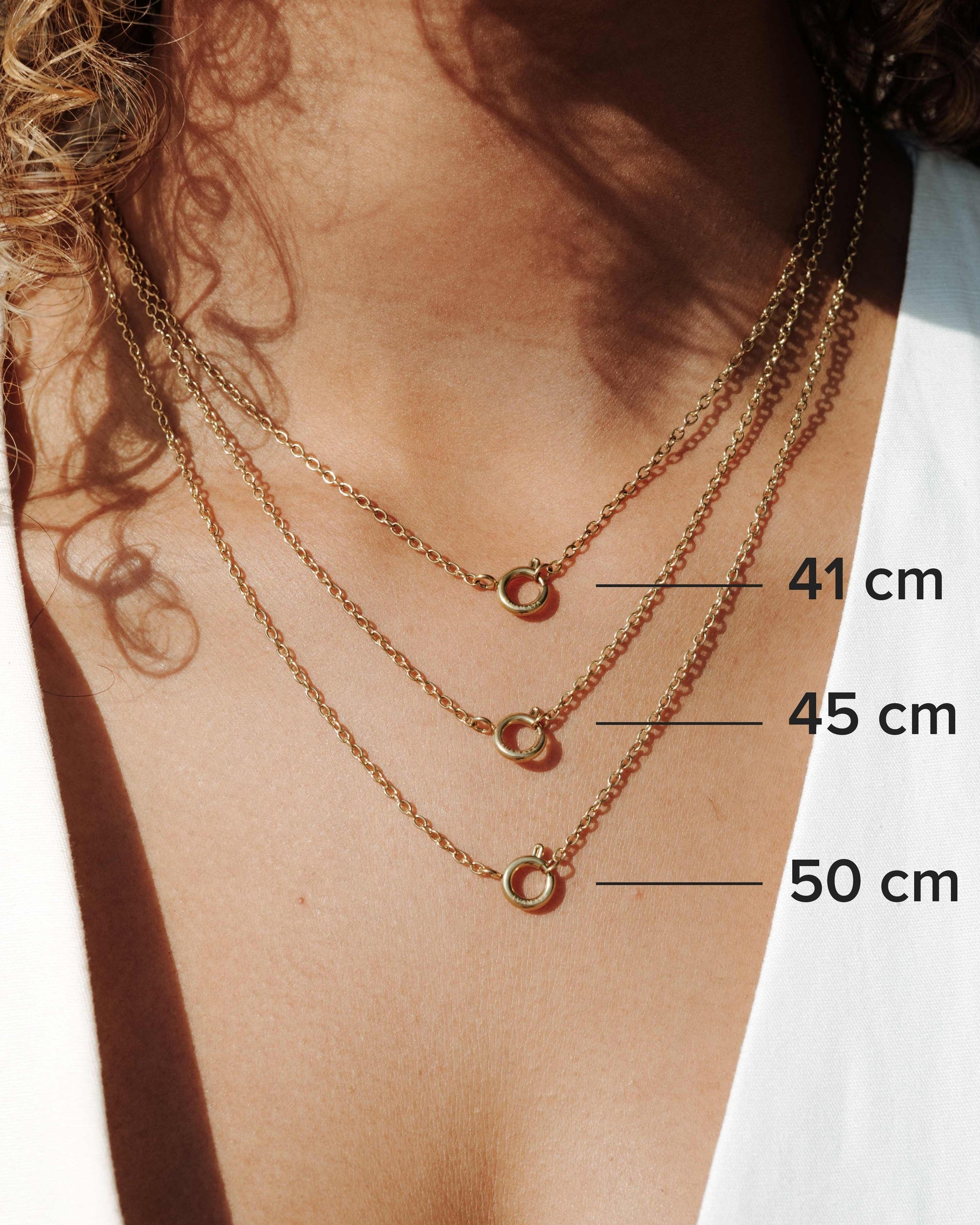 Classic Chain Charm Necklace Set