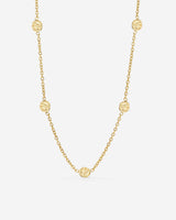 Boho Coin Necklace gold