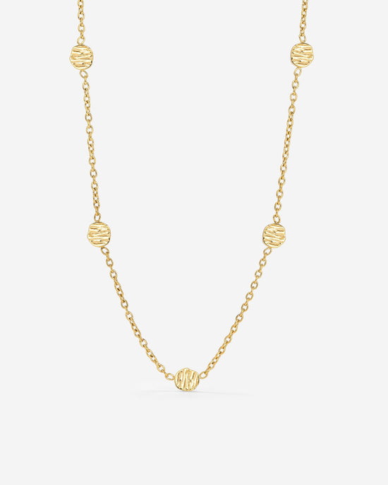 Boho Coin Necklace gold