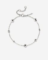 Infinite Beads Bracelet Silver