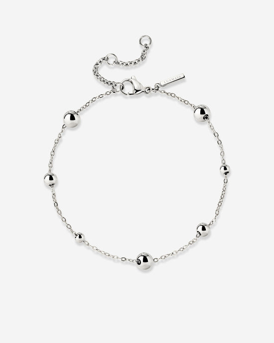 Infinite Beads Bracelet Silver