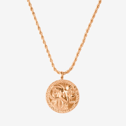 Zodiac Sign Necklace Rose Gold