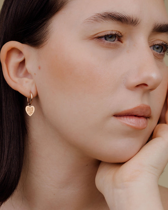 More Self-Love Hoop Set Small Rose Gold