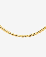 Spiral Links Necklace gold