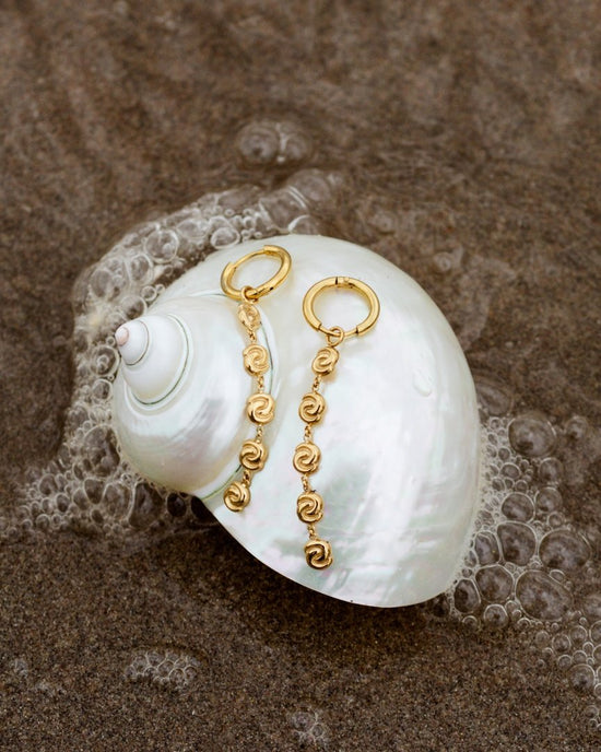 Tides of Time Hoop Set Small Rose Gold