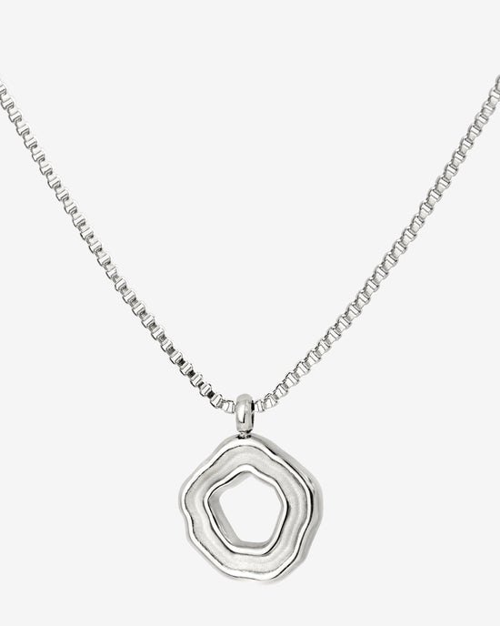 Coastal Charm Necklace Silver