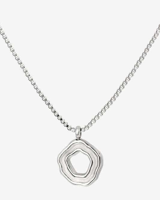 Coastal Charm Necklace Silver