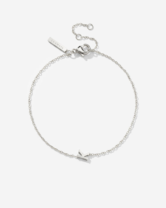 Tiny Letter Bracelet
