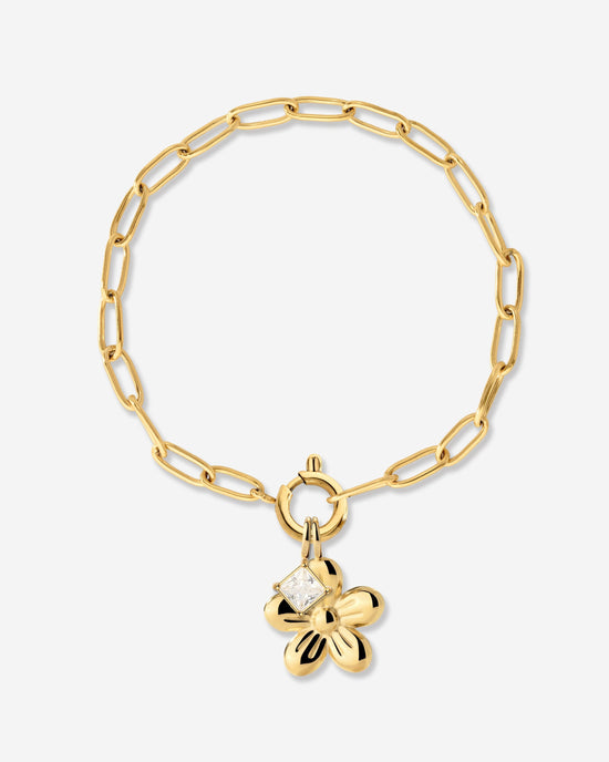 Oval Link Charm Bracelet Set