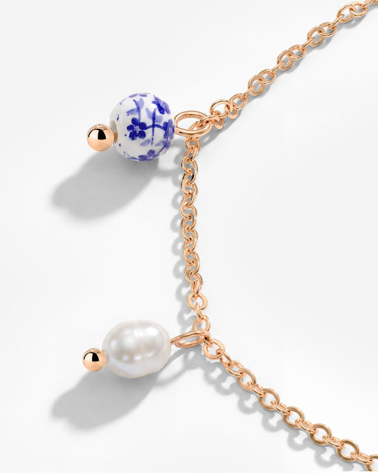 Pearly Tiles Anklet