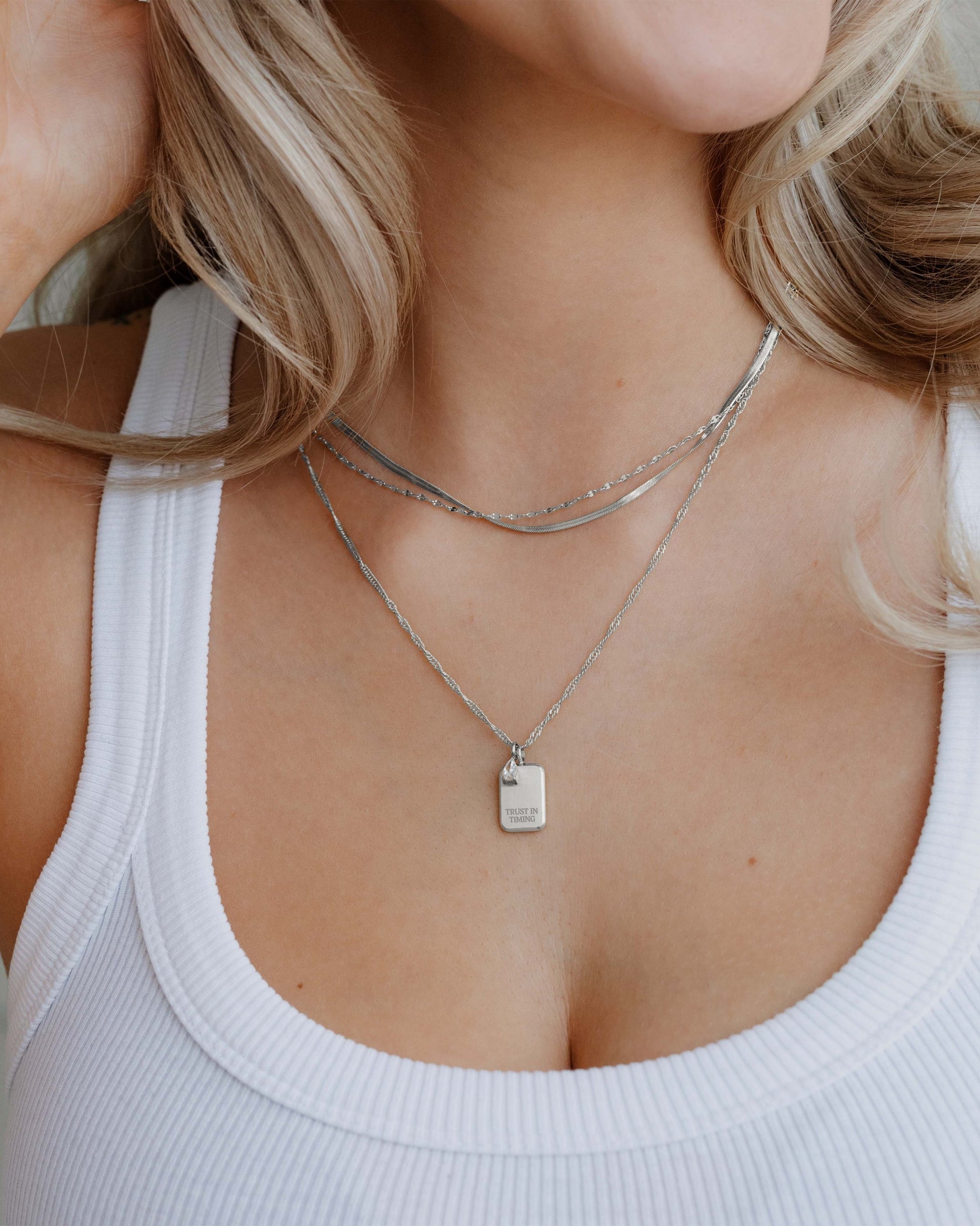 Shiny Trust in Timing Necklace