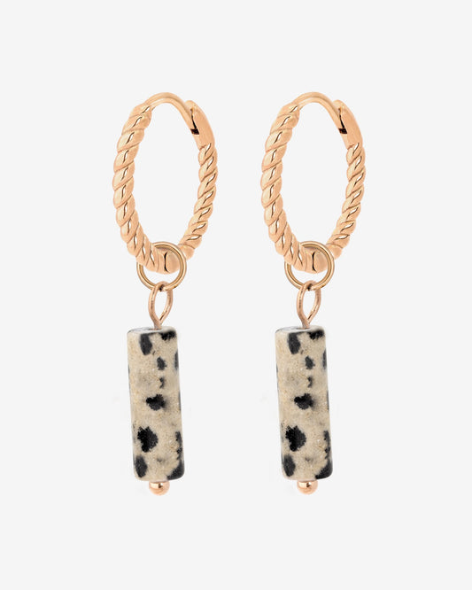 Dalmatino Hoop Set Rose Gold