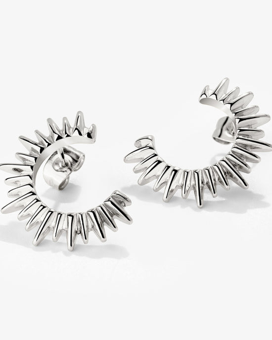 Icicle Earrings Silver