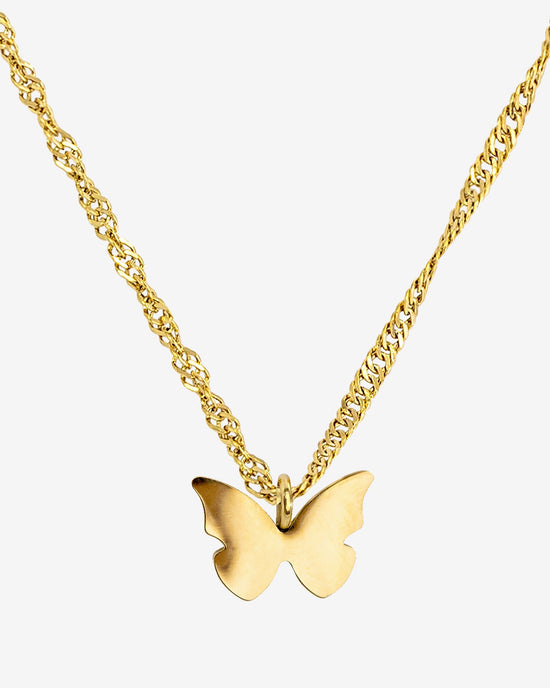 Flutterby Necklace gold