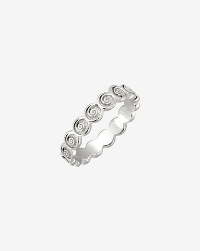 Swirl'n Ring Silver