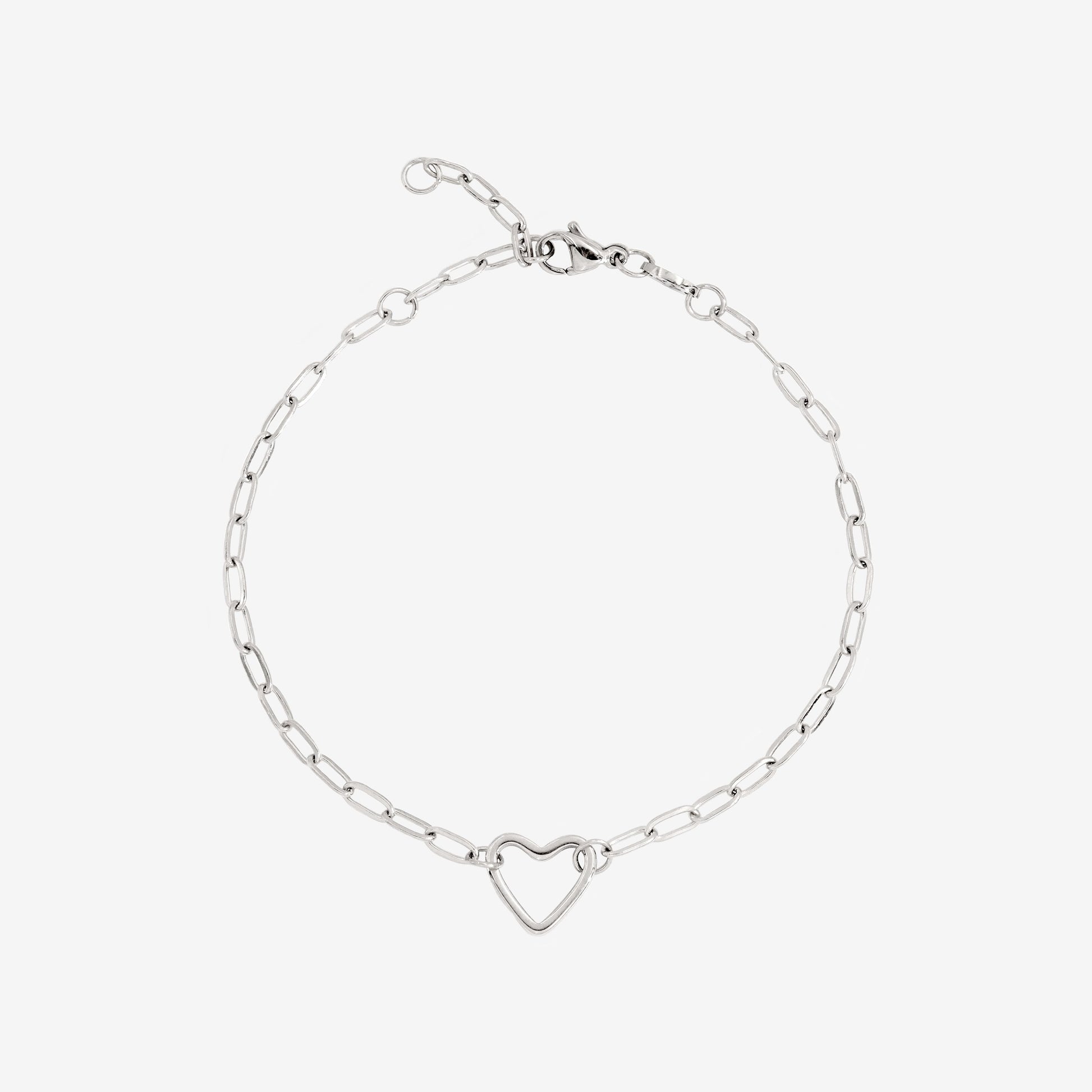 Loving Heart Bracelet Silver