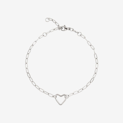 Loving Heart Bracelet Silver