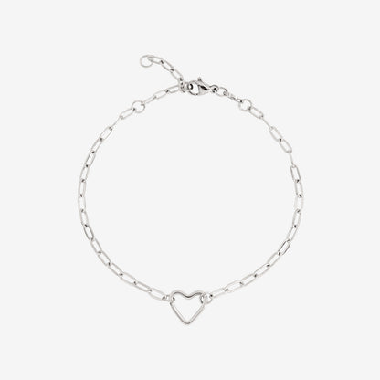 Loving Heart Bracelet Silver