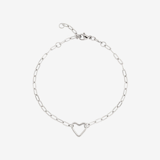 Loving Heart Bracelet Silver