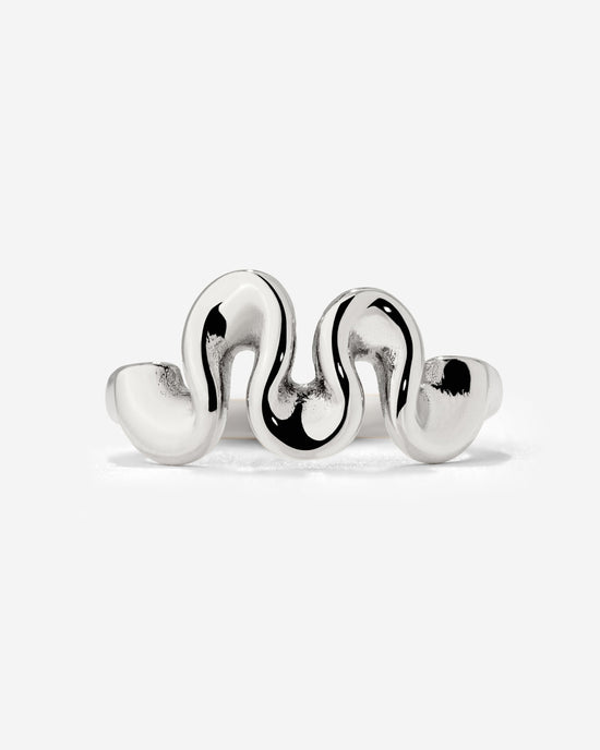 Swirl Ring Silver