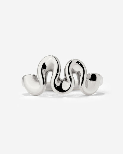 Swirl Ring Silver