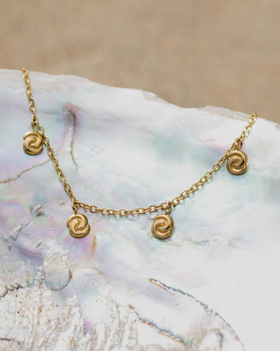 Tides of Time Anklet gold