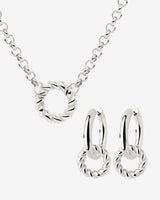 Twisted Donut Bundle Silver