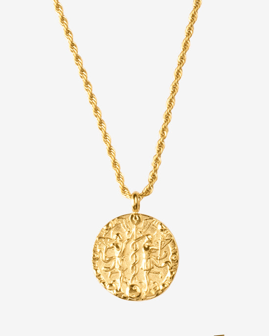 Zodiac Sign Necklace Gold
