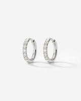 Glimmer Hoops Baby Silver