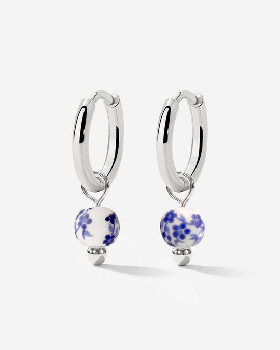 Painted Blue Hoop Set Small
