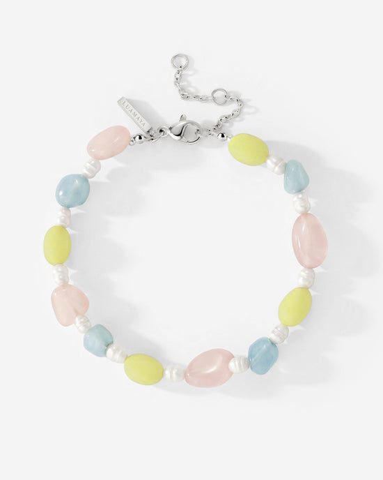 Cotton Candy Bracelet Silver