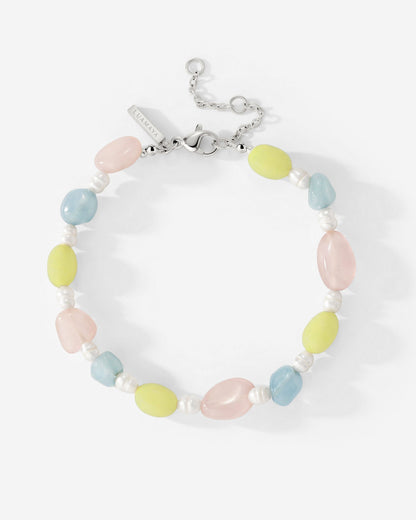 Cotton Candy Bracelet Silver