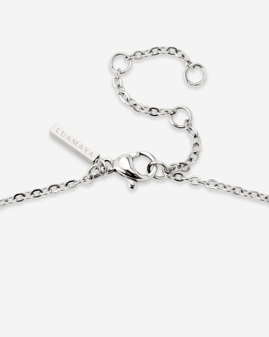 Lovely Heart Choker Silver