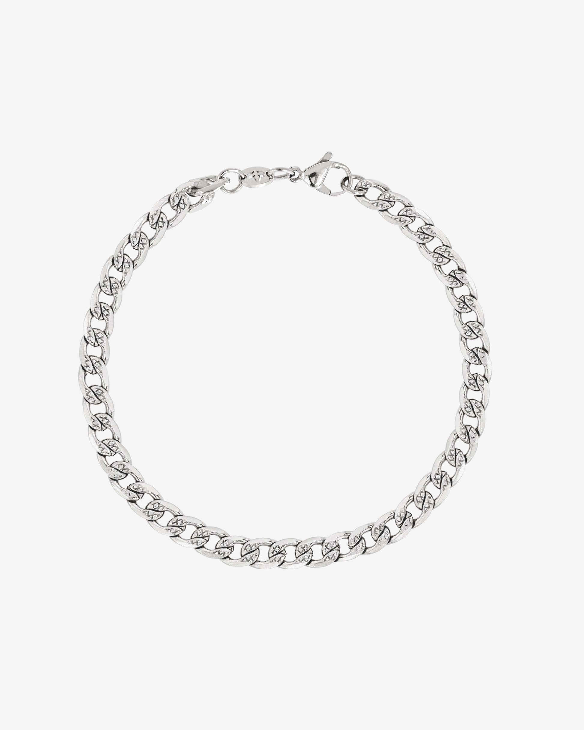 Cuban Chain Bracelet Silber