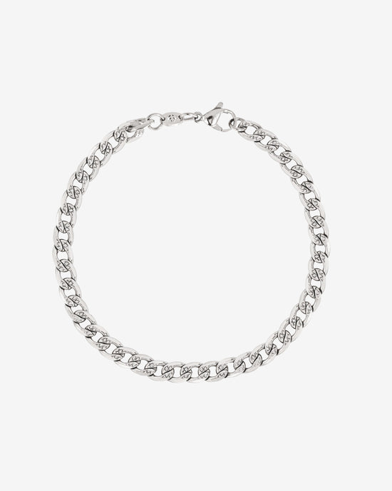 Cuban Chain Bracelet Silber