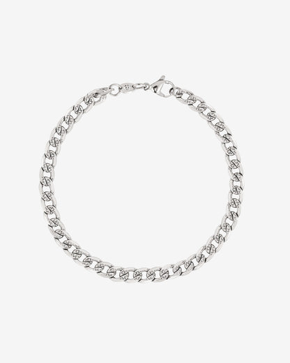Cuban Chain Bracelet Silber