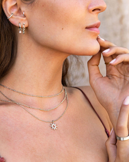 Alimera Necklace Silver