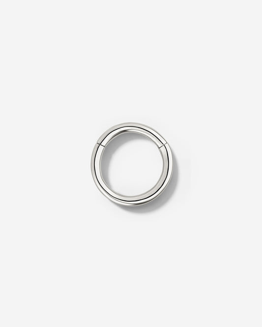 Basic Click Piercing Ring Silver