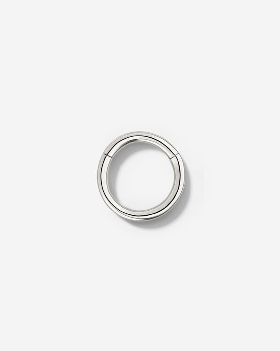 Basic Click Piercing Ring Silver