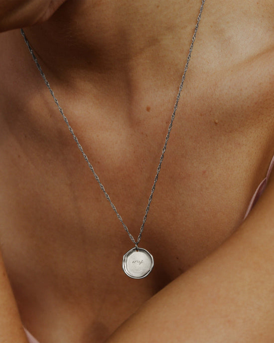 Zodiac Necklace – Aries Silver