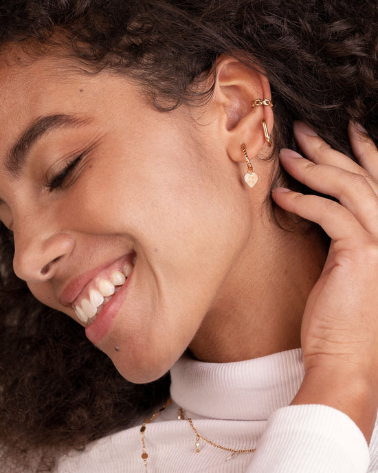Oval Hoops Baby Rose Gold