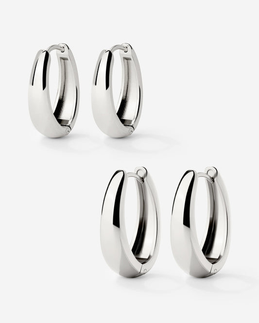 Seeker Hoop Bundle Silver