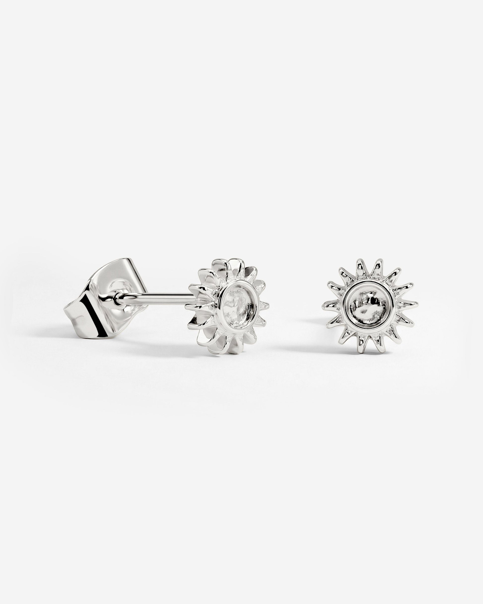 Sun Lover Studs Silver