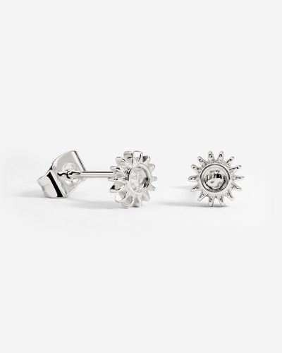 Sun Lover Studs Silver