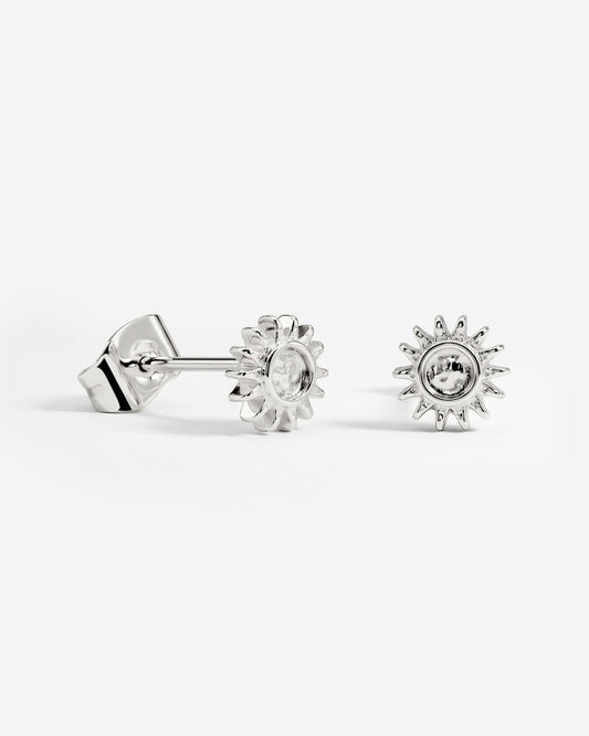Sun Lover Studs Silver