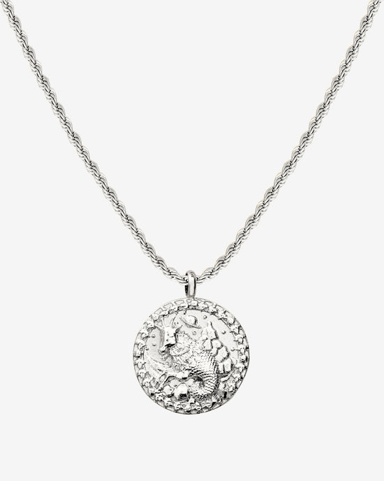 Zodiac Sign Necklace Silver