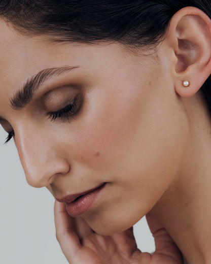 Dream Pearl Studs Rose Gold